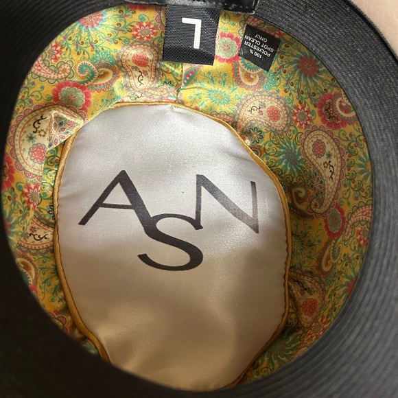 Anthropologie ASN braided rancher Taupe Wide-Brim Hat - Picture 6 of 6